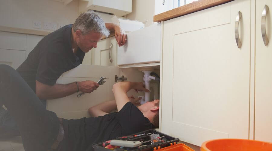 Professional burst pipe repair services in Waelder, TX